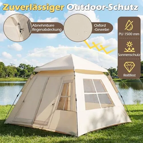 COSTWAY Pop Up Zelt UC 6