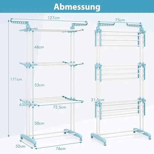 COSTWAY Wäscheständer UC 2
