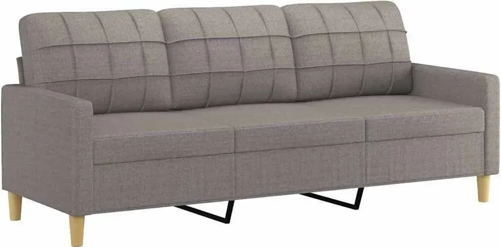Couch 3-Sitzer Taupe