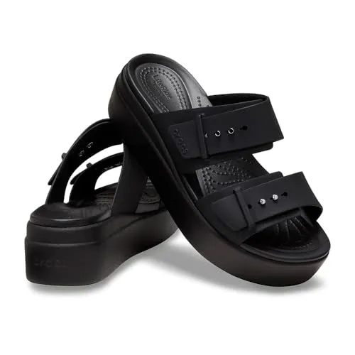 Crocs Brooklyn Buckle Low Wedge 5