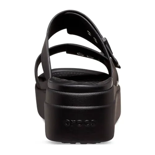 Crocs Brooklyn Buckle Low Wedge 6