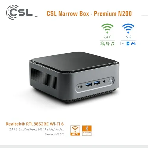 CSL-Computer Mini PC Narrow Box Premium 5