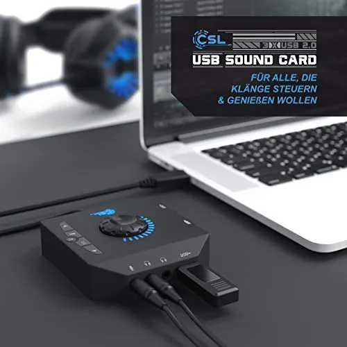 CSL USB Soundkarte 4