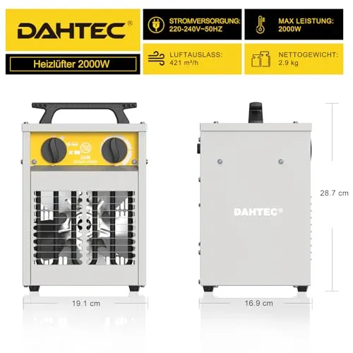 DAHTEC Heizlüfter UC 4