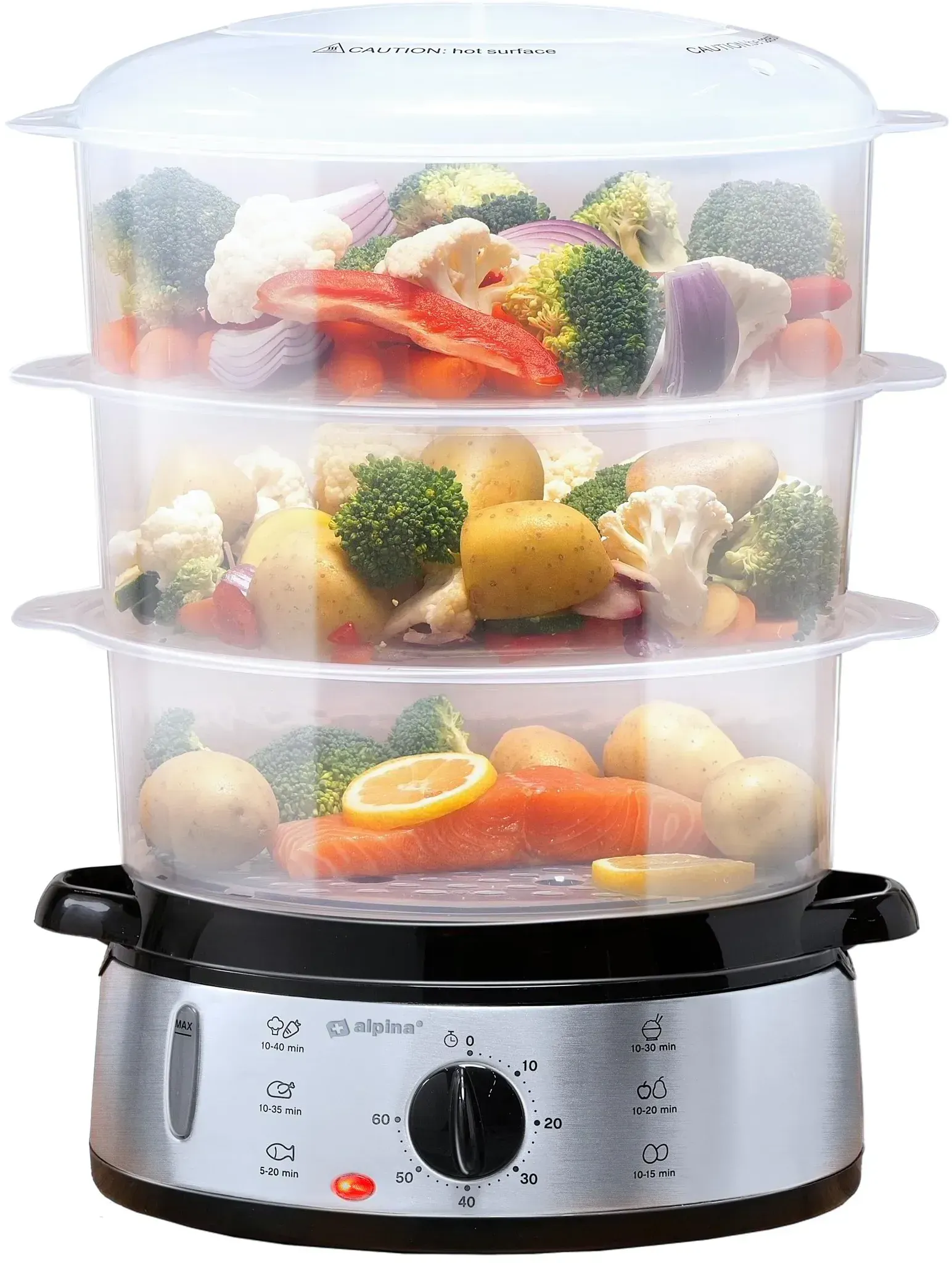 Dampfgarer 3 Schicht 800W