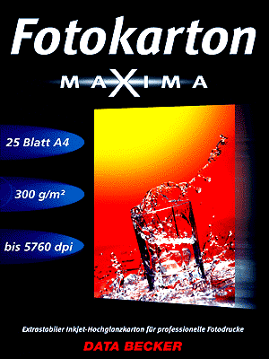 Data Becker Fotokarton Maxima Hochglänzend