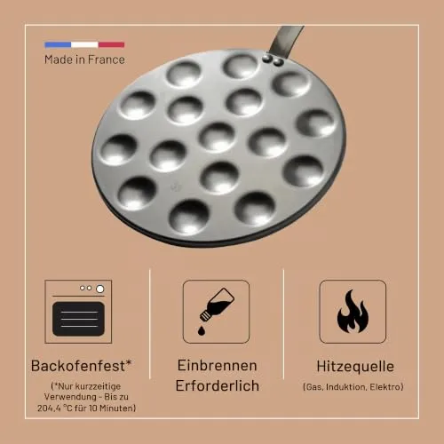 de Buyer Poffertjes-Pfanne MINERAL B 4