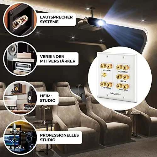 deleyCON 5.1 Surround Sound Subwoofer 4