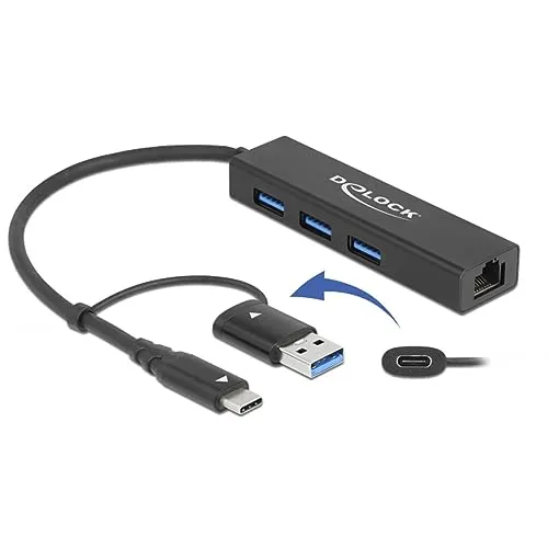 DeLOCK 3 Port USB 3.2 Gen 1 Hub