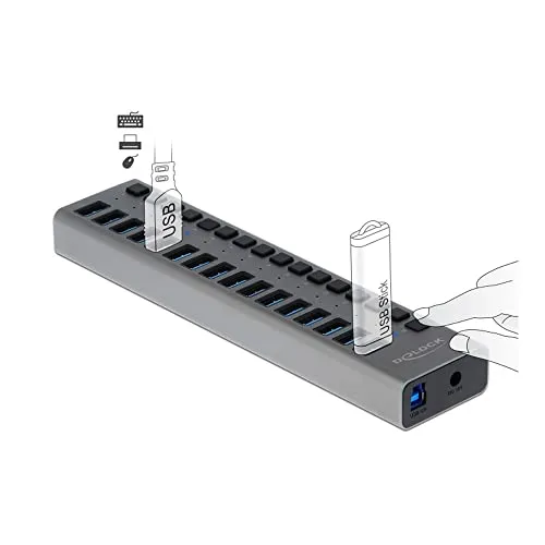 DeLOCK USB Hub 16 Ports 2
