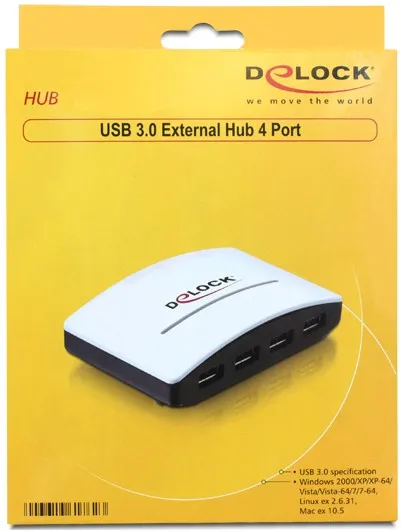 Delock Hub USB 3.0 61762 3