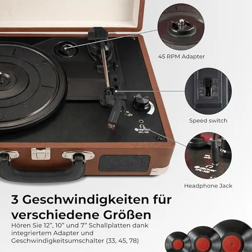 Denver Kofferplattenspieler UC 4