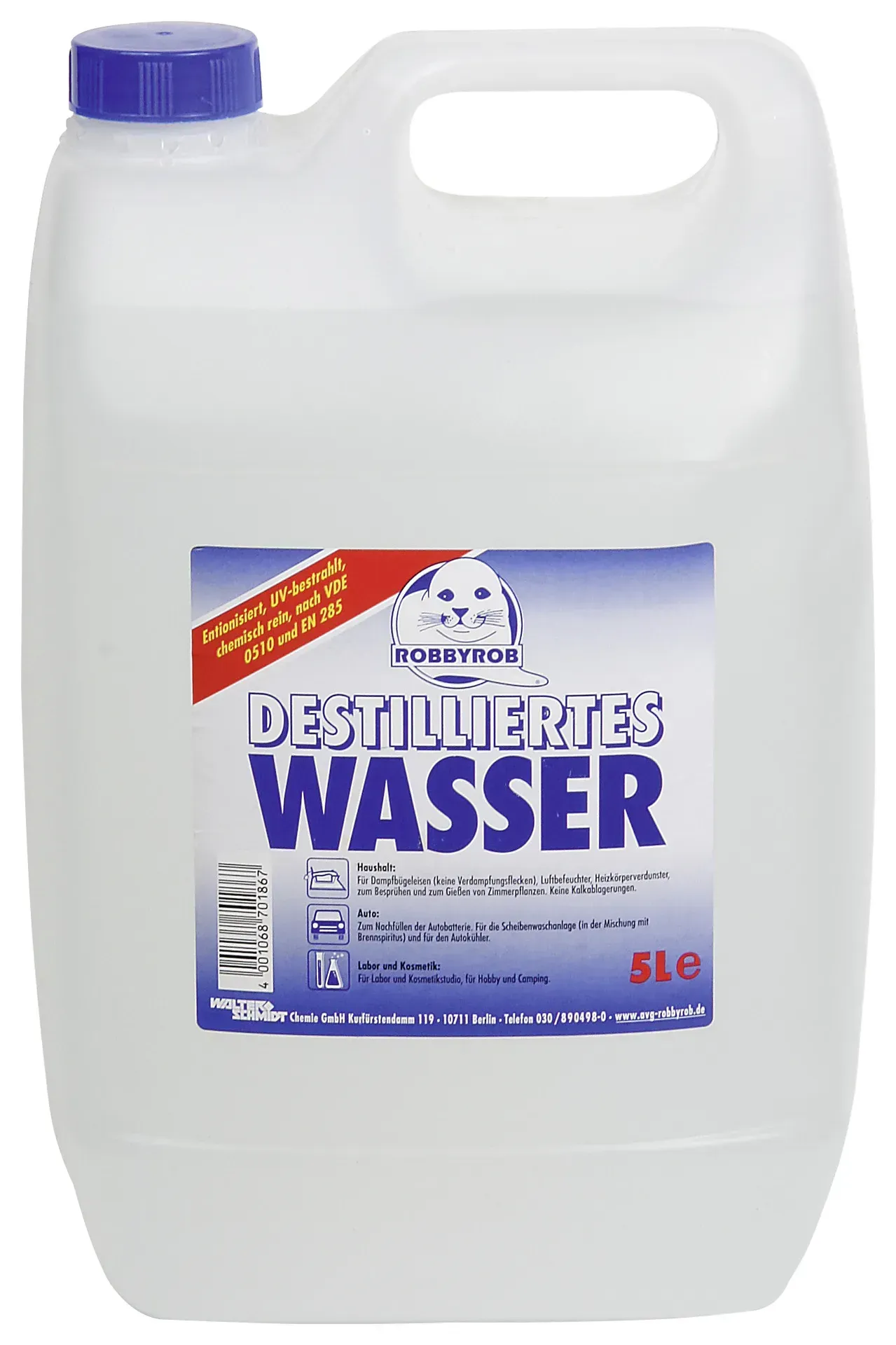Destilliertes Wasser 5 l