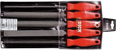 Dick Feilen-/Raspelsatz 5-teilig mit Kunststoffgriff 4191