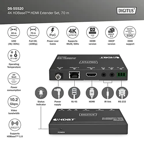DIGITUS HDMI Extender 2