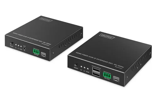 DIGITUS HDMI Fiber KVM IP Extender UC 5