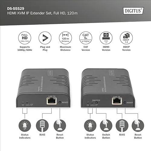 DIGITUS HDMI KVM UC 3