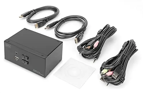 DIGITUS KVM-Switch 2-Port 6