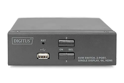 DIGITUS KVM-Switch UHD 4K@30Hz 5