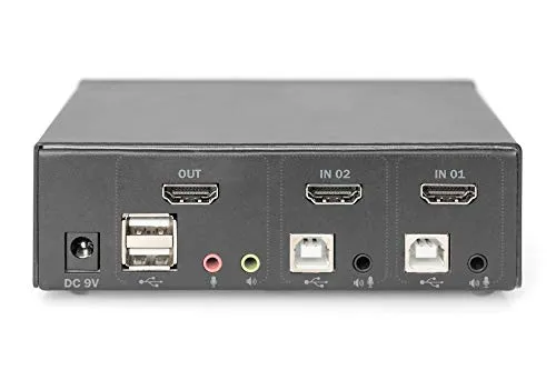 DIGITUS KVM-Switch UHD 4K@30Hz 6