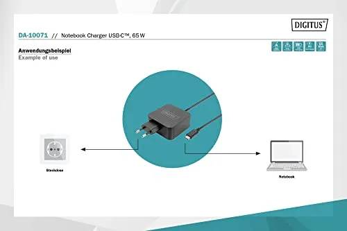 DIGITUS Ladegerät 65 W 4