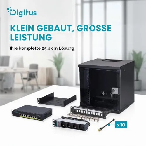DIGITUS Steckdosenleiste 10 Zoll 6