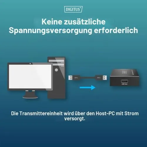 DIGITUS USB2.0 Catextender 4xUSB-A 150m 4