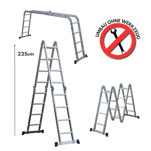 DIVID Aluleiter 4,7 Meter 5