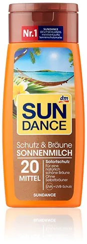 dm Sun Dance Schutz & Bräune Sonnenmilch