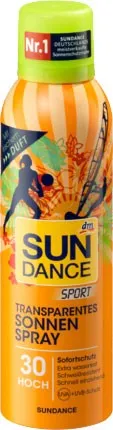 dm/ Sundance Sport Transparentes Sonnenspray