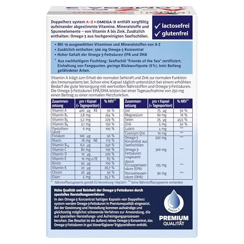 Doppelherz A-Z Plus OMEGA-3 2