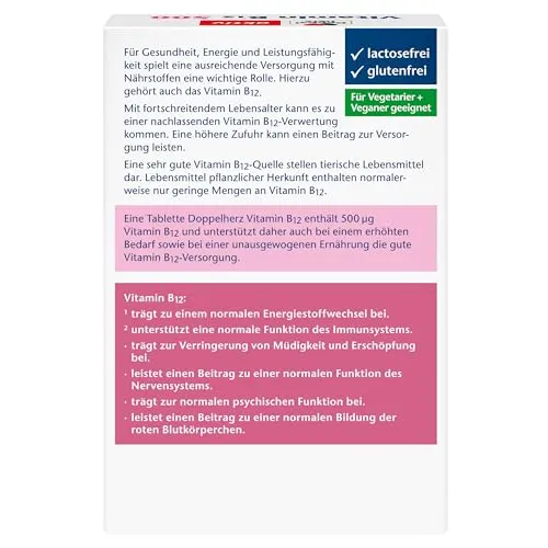 Doppelherz Vitamin B12 500 2