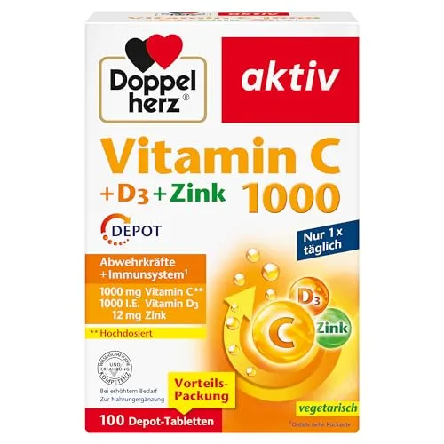 Doppelherz Vitamin C 1000 Plus