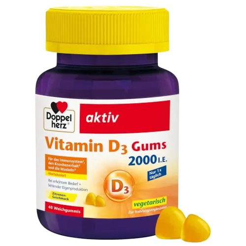 Doppelherz Vitamin D3 2000 I.E. Gums