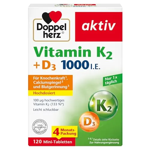Doppelherz Vitamin K2 Plus D3 Mini