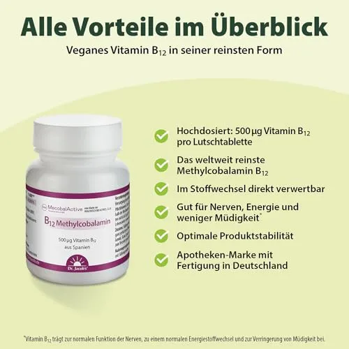 Dr. Jacob's B12 Methylcobalamin 2
