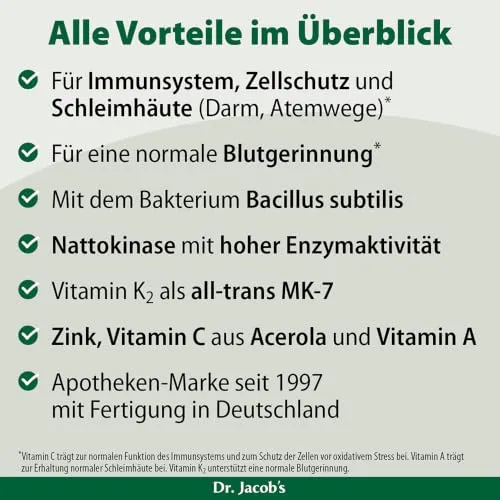 Dr. Jacob's Bacillus subtilis plus I 2