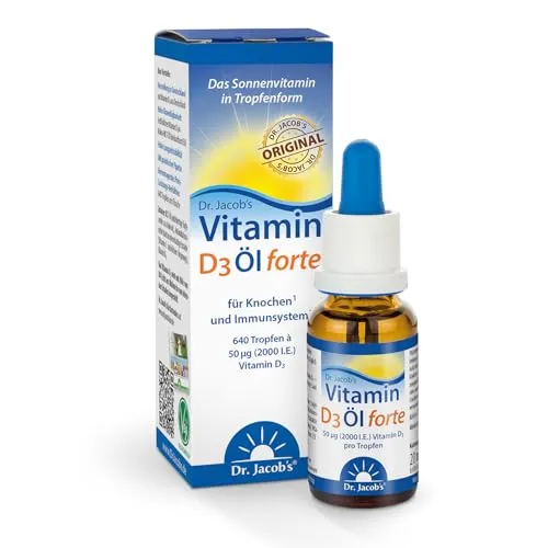 Dr. Jacob's Vitamin D3 Öl forte 6