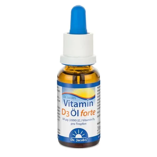 Dr. Jacob's Vitamin D3 Öl forte