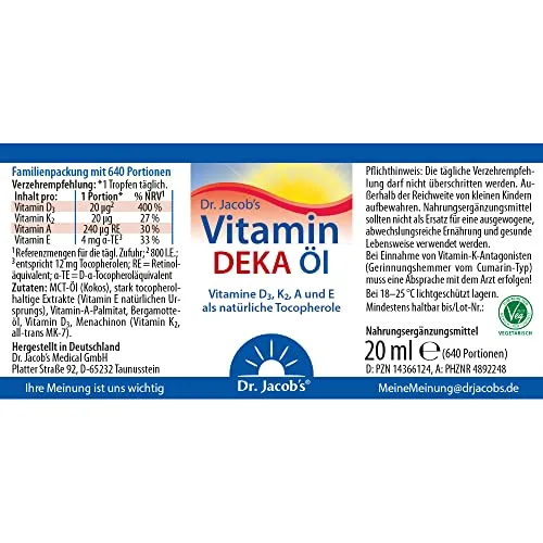 Dr. Jacob's Vitamin DEKA 5