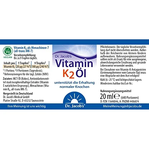 Dr. Jacob's Vitamin K2 3