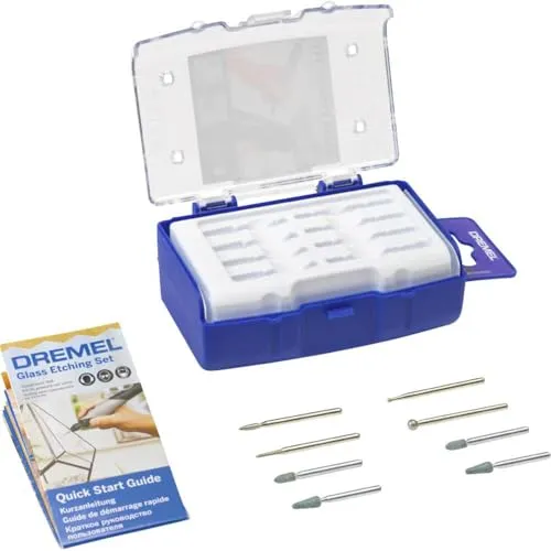 DREMEL Glas Gravur Set