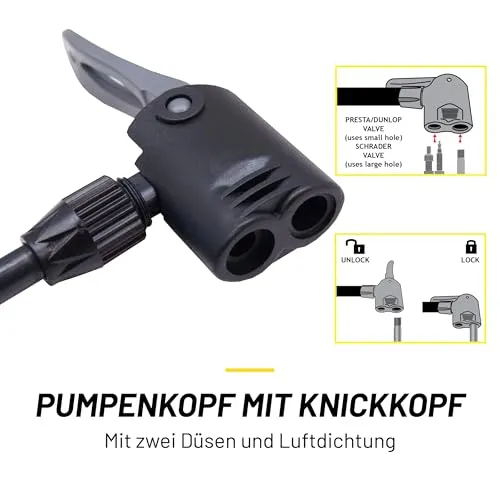 DUNLOP Fahrradpumpe 4