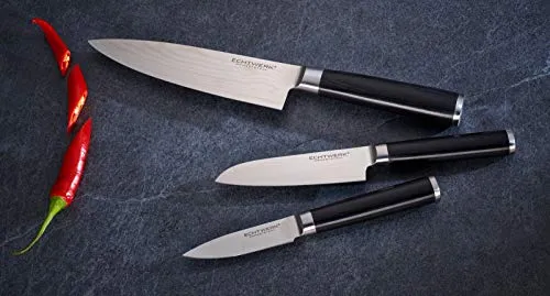 ECHTWERK Damaszener Messer Set 3
