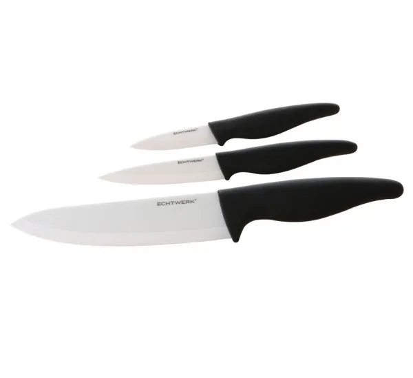 Echtwerk Keramikmesser Set 3-teilig White Edition