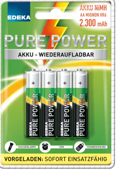 Edeka Pure Power Akku 2300 mAh