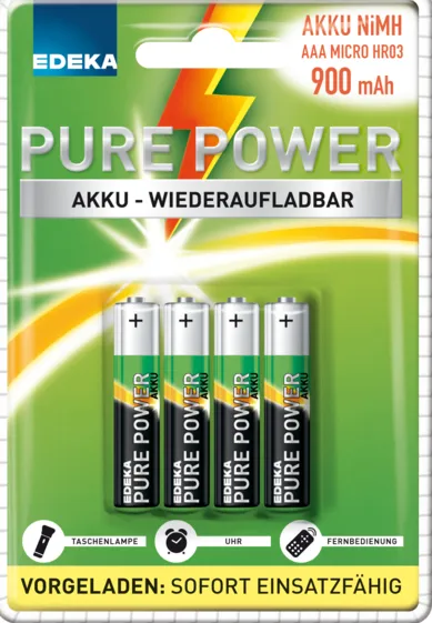 Edeka Pure Power Akku 900 mAh