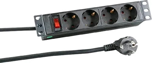 EFB-Elektronik Steckdosenleiste 10" 1HE