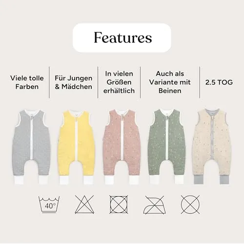 Ehrenkind Musselin Schlafsack UC 5