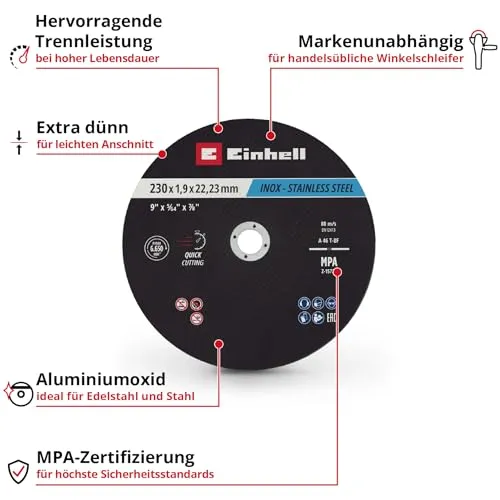Einhell Dünntrennscheiben 2